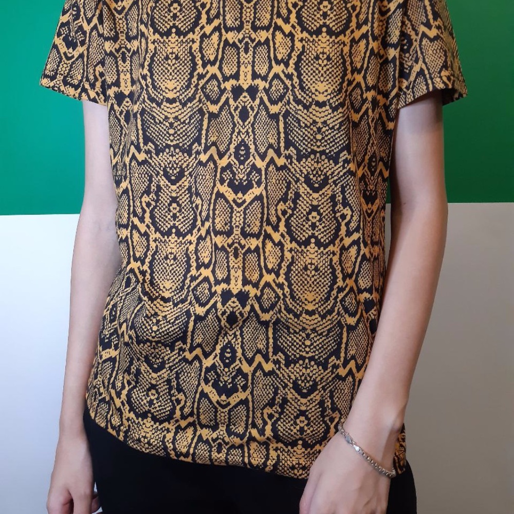 Snake Print Blouse